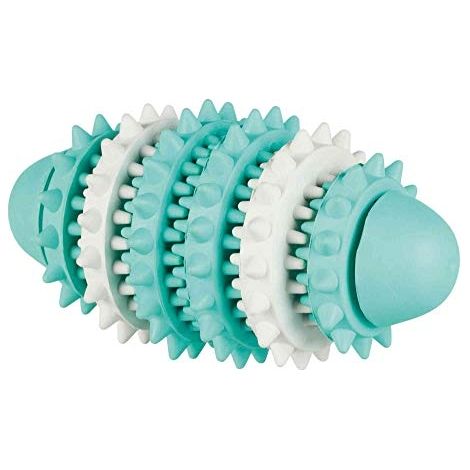 TRIXIE BALLE RUGBY DENTA FUN CAOUTCHOUC NATUREL 15 CM POUR CHIEN 107
