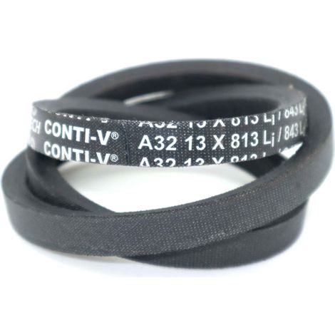 Courroie trapézoidale lisse Contitech Conti V A32 13 x 813 Li / 843 Ld