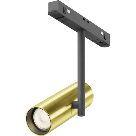Spot rail magnétique 48V LED 12W CCT noir/or Maytoni (1/5)