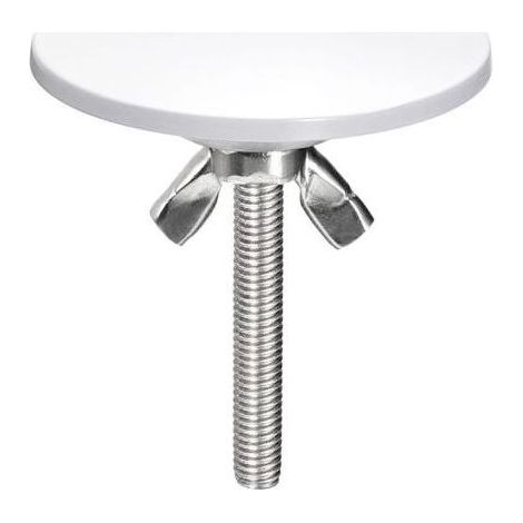 Couvercle Trou Robinet Bouchon Evier Cache Trou pour Évier de Cuisine, 1Pcs Couvercle de Trou de Robinet en Alliage de Zinc, pour Lavabo, Évier, Plan de Travail (Blanc) (1/5)