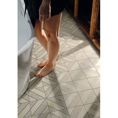 Carrelage effet terrazzo WIND PRESCORED 60x60cm Beige - Naturel - boîte de 1.40 m2 60x60 cm Beige - Naturel - boîte de 1.40 m2 (1/3)