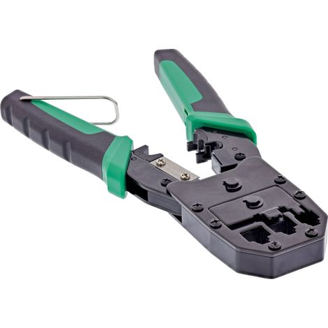 Attrezzo per elettricista inline modular crimpzange design ergonomico compatibile RJ11 RJ12 RJ45
