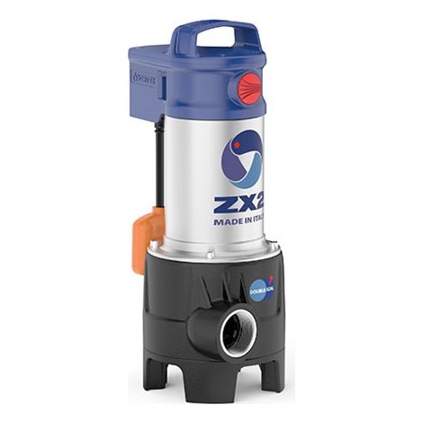 Bomba Pedrollo ZXm2/40-GM de evacuación de aguas residuales VORTEX para lugares pequeños Mono 0,75Hp vaciado de fosa séptica