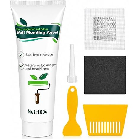 White Ready to Use Wall Filler with Patch - 100g (1/5)