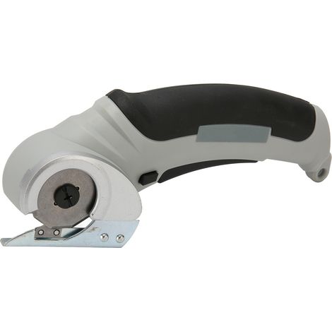 Ciseaux rotatifs multifonctionnels pour tissus, ciseaux électriques sans fil efficaces et silencieux, adaptés aux tapis, au cuir, au feutre et au papier. (1/5)