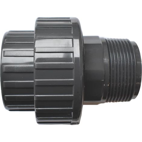 PVC Verschraubung 2 Zoll, PVC-U Fitting, Rohrverbinder (1/4)