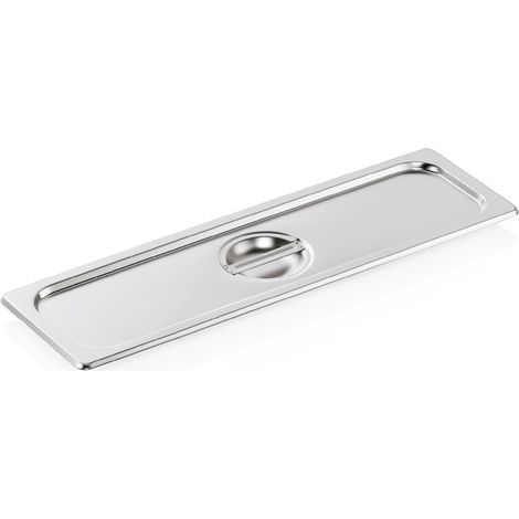 Couvercle inox GN 2/4 avec encoche cuillère GN CORE - Was Germany (1/2)