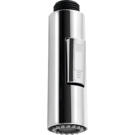 Douchette extractible pour mitigeur d'évier de cuisine 1/2", 2 modes, chrome (1/3)