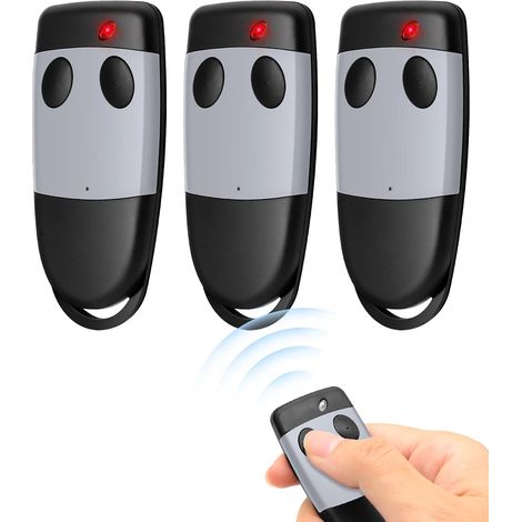 433.92 MHz Telecommande Portail pour Cardin S449 QZ1, S449 QZ2, Télécommande de Portail TXQ449100 TXQ449200, Rolling Code, 2 Canaux, pour Porte de Garage (3pcs) (1/5)