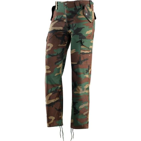 Pantalone militare multitasche mimetico taglia m - fab (1/2)