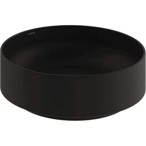 Kludi Resa R - Aufsatzwaschtisch, Durchmesser 40 cm, mattschwarz 58CW1039 (1/2)