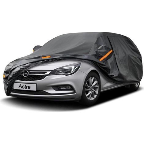 Autoplane Wasserdicht für Opel Astra (2004-2025) 7-Schichten Vollgarage Staubschutz mit Reflektoren (1/5)