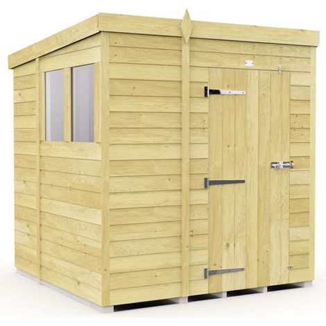 6 x 6 Pent Shed