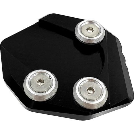 (Noir) Compatible avec SUZUKI GSX-R125 GSX-S125 2017 2018 : béquille latérale CNC, extension et plaque de support. Modèles 2017- GSX R 125 et GSX S 125 Maxpower. (1/4)