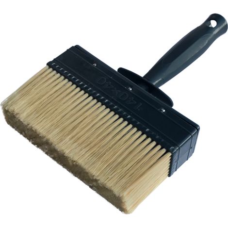Brosse à encoller rectangulaire 14 x 4cm – Pour enduit ciment d'étanchéité C3 et bitume BITUFLASH – Application optimisée pour surfaces irrégulières