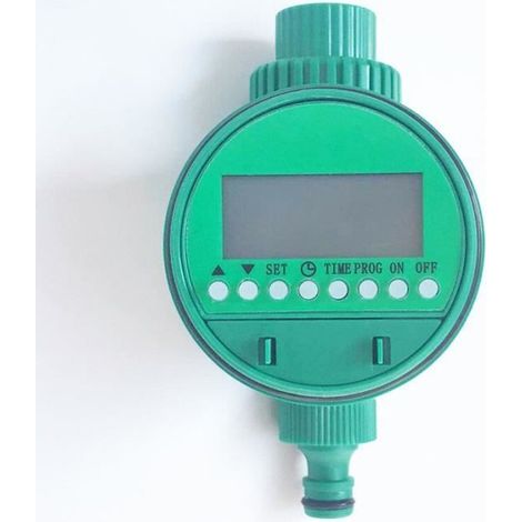 1 unité minuterie d'arrosage électronique, écran LCD, valve intelligente pour robinet, programmateur d'irrigation automatique, jardin et potager (1/4)