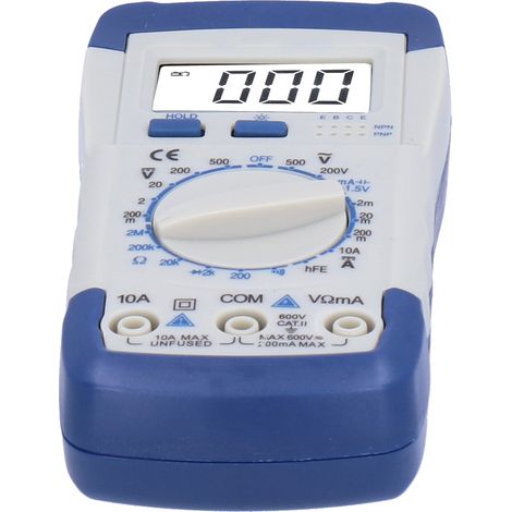 Multimètre numérique 830L à écran LCD, protection complète anti-surchauffe, testeur de tension et courant avec signal sonore, compact et pratique (1/5)