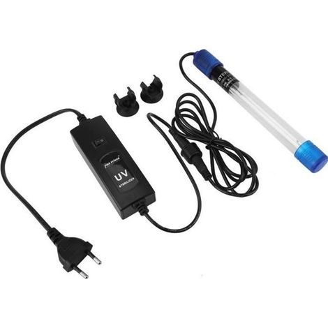 13W 220-240V Tube Lampe Bulb Stérilisateur UV pour Aquarium Bassin Piscine (1/3)