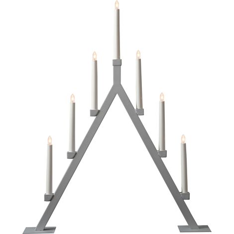 Star 193-41, LED - FensterleuchterOliver, 7flammig, Metall, Grau, 6.0 x 7.5 x 1.0 cm (1/5)