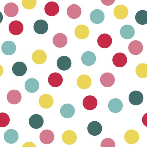 Outdoor Dekostoffe Oxford - Motiv Bunte Punkte 4 (1/5)