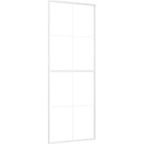 Maison Exclusive - Schiebetür ESG-Mattglas und Aluminium 76x205 c