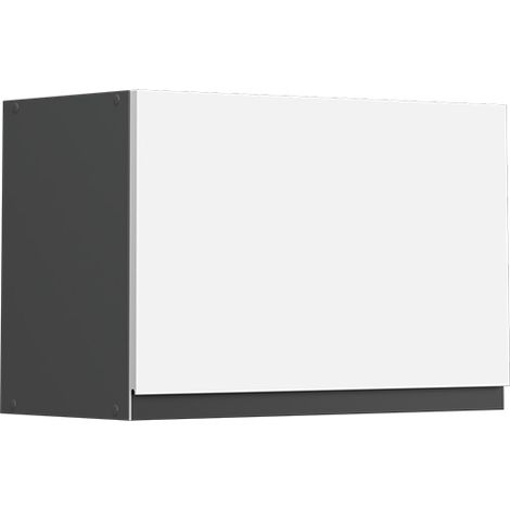 Hängeschrank R-Line, Weiß, 60 cm J-Shape, flach, Vicco