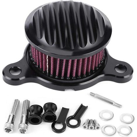 Filtre À Air - Pour Moto Sportster XL883 XL1200 Années 1986 À 2020 - Noir - 1 Pièce (1/5)