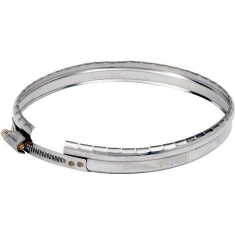 Collier de serrage en inox à griffes - Pour tubage flexible 180 mm