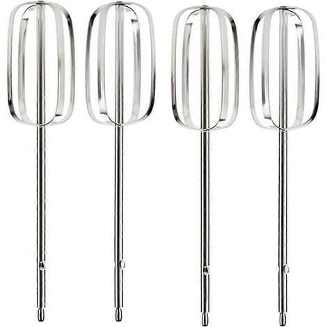 Lot de 4 fouets pour mixeur à main, compatibles avec les modèles 62692, 62695V, 64699 et 62682RZ. (1/4)