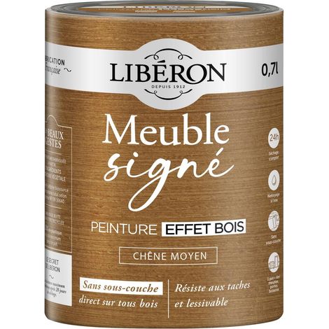 Peinture intérieur effet bois LIBERON Chêne Moyen mat 700 ML