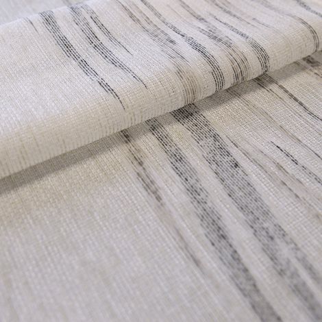 Etamine avec rayures discontinues jacquard Gris clair 1.5 m