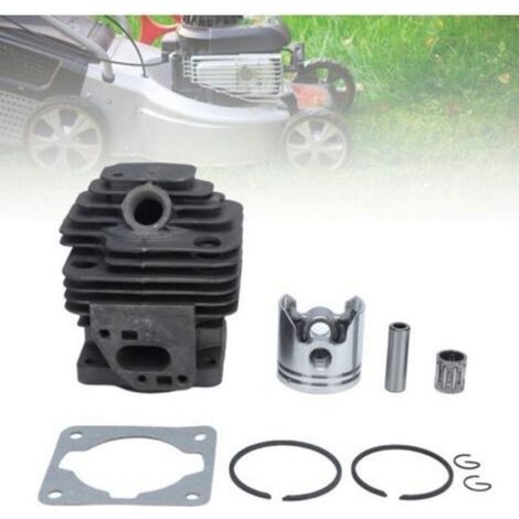Ensemble cylindre et piston - Alliage fer aluminium Kit complet avec joints - Réparation tondeuse - 36mm (1/5)