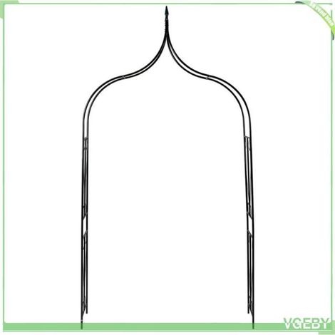 Voûte de jardin - FAFEICY - 47094 - Vert foncé - 142x37x275 cm - Fer enduit de poudre (1/5)