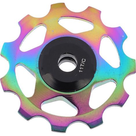 Dérailleur arrière VTT Poulie 11T Galet guide Roulement Accessoire Tension Coloré (1/5)