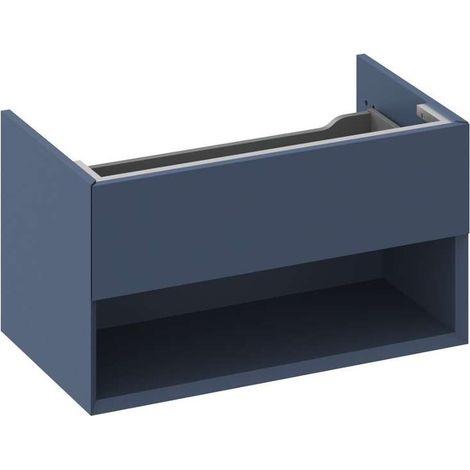 Ravak Lite - Mobile lavabo 80x45x43 cm, 1 cassetto, Deepsea Blue X000001863 (1/4)