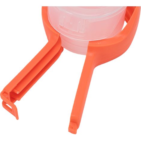 Lot de 6 pinces à sachets plastiques avec bec verseur, 4 pinces de fermeture pour snacks, scelleuse alimentaire réutilisable, pince de rangement, étanche, fermeture hermétique pour chips, pâtes, céréa (1/5)
