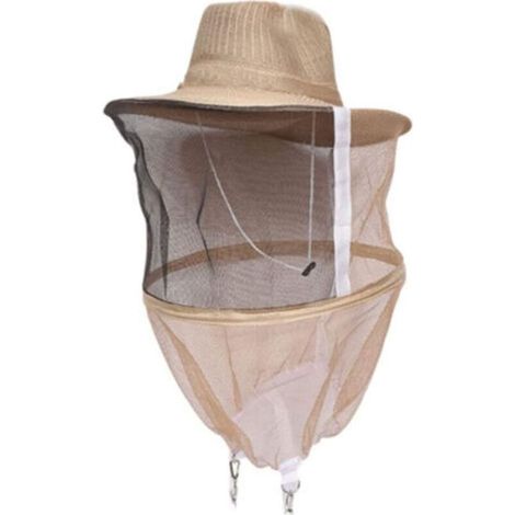 Matériel d'apiculture,Chapeau d'apiculture avec voile chapeau anti-moustique tête d'apiculteur masque facial machine à chapeau (1/5)