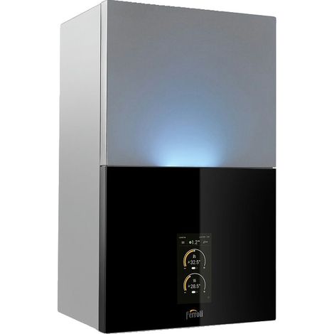 Chaudière gaz Ferroli Bluehelix Maxima 28C, débit 16,1 L/min