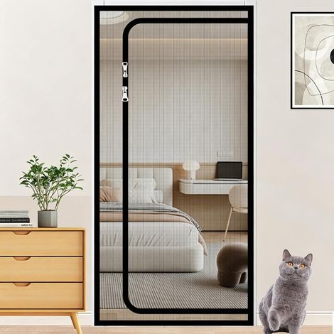 Rideau de porte résistant aux chats (1/5)