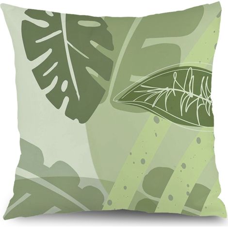 Housses de coussin fleurs décoratives, décoration maison élégante,45×45cm (1/5)