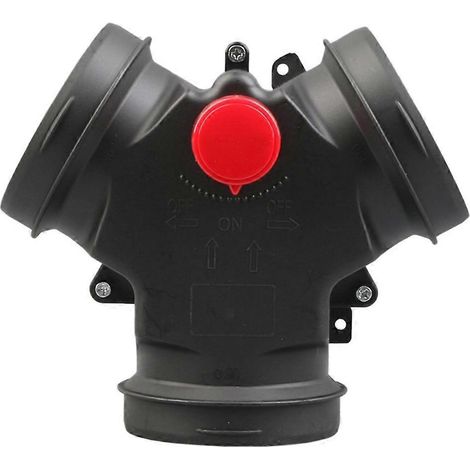 Raccord en T pour tuyau de dérivation, pour voiture, camion, camping-car, noir (1/5)