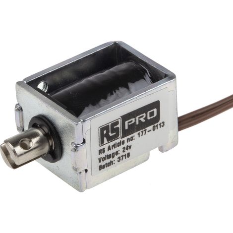 Electroaimant linéaire RS PRO 24 V 26 x 16 x 20 mm ( Prix pour 1 ) (1/3)