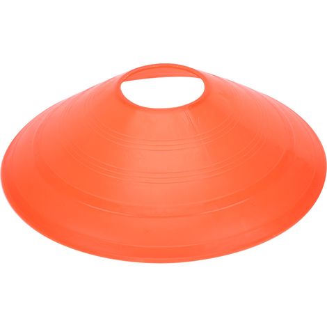 Lot de 10 mini cônes de marquage pratiques pour terrain de football, outil d'entraînement de vitesse (orange) (1/5)