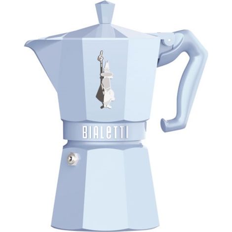 Caffettiera italiana, 6 tazze, blu pastello - 0009062 - Bialetti
