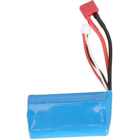 Batterie lithium 7.4V 1500mAh pour bateau télécommandé HUANQI 957 958 et voiture RC WLtoys 12428 (1/5)