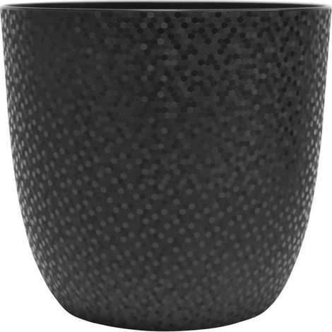 Eda-plastique EDA Opale Pflanztopf schwarz 29,5 cm (1/3)