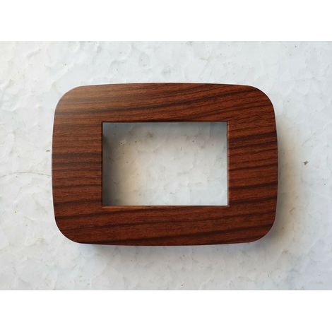 Plaques Plaques Compatibles Avec Les Trous Colorés De La Série Axolute Bticino Bois Foncé