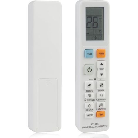 Telecomando universale per condizionatori d'aria per LG Midea Samsung Toshiba Haier Daikin Hitachi Sharp Sanyo Hisense Fujitsu e altri telecomandi per condizionatori d'aria Telecomando sostitutivo per