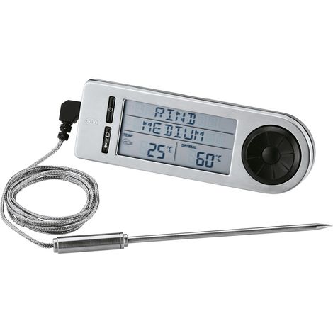 Rosle modelo de termómetro para barbacoa acero inoxidable plata (1/3)