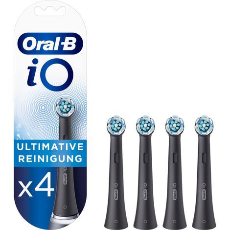 Oral-B Aufsteckbürsten iO Ultimative Reinigung BLACK 4er (1/5)